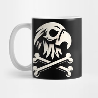 Jolly Roger Pirateflag Parrot Skull Crossbones Mug